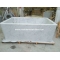 White Carrara Rectangle Bathtub