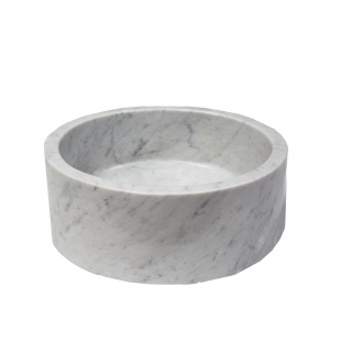 White Carrara Round Basins Suppliers