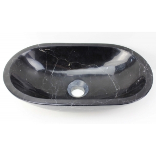 Top Quality Nero Marquina Oval Basins