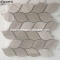 White wood Marble leaves mosaic tiles