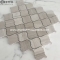 White wood marble Arabesque Mosaic tiles