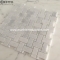 Vietnamese crystal white basketweave mosaic