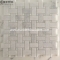 Vietnamese crystal white basketweave mosaic