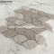 White wood Marble leaves mosaic tiles