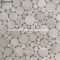 White wood Marble Bubble Mosaic tiles