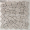 White Wood Tumble Crazy mix mosaic tile