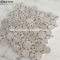 White wood Marble Bubble Mosaic tiles