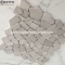 White Wood Tumble Crazy mix mosaic tile