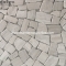 White Wood Tumble Crazy mix mosaic tile