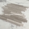 White wood Marble mixed rectangle mosaic tiles