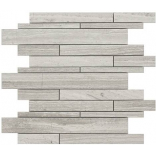 White Wood Marble Stirps mosaic Online