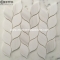 Bianco Dolomiti Leaves Mosaic Tiles