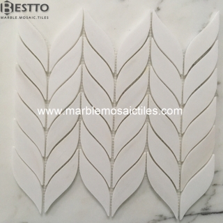 Bianco Dolomiti Olive Mosaic Tiles Online